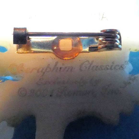 Vintage Seraphim Classics DAISY BOUQUET Brooch Pin 2001 Roman Inc Spring Flowers - Picture 6 of 7